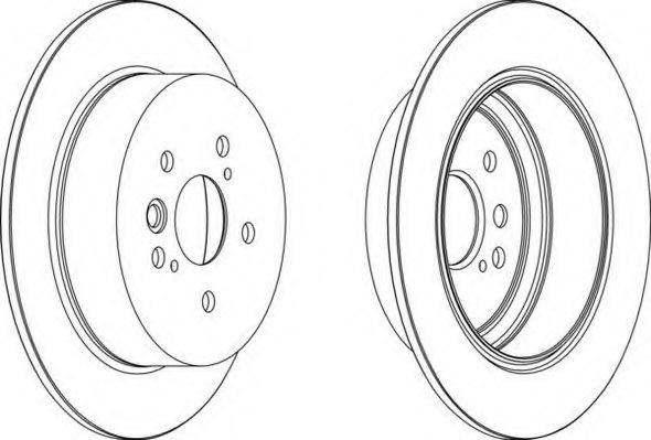 NECTO WN1417 Brake Disc